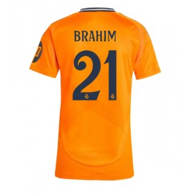 Real Madrid Brahim Diaz #21 Borte skjorte til dame 2024-25 Kortermet